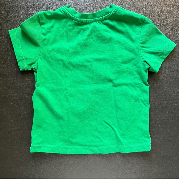 H&M Minnie Mouse & Figaro Happy Holidays Christmas Green Graphic T Shirt Size 2T - Picture 3 of 5